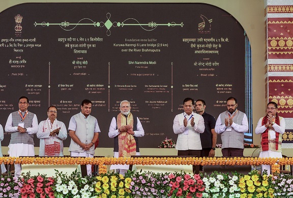 PM lays foundation stones for health, infra projects worth Rs 6,300 cr in Assam's Darrang